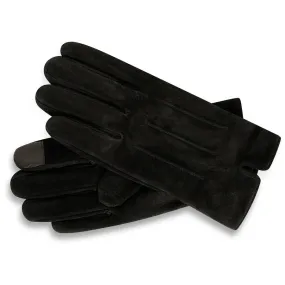 Barneys Originals Men's Black Suede Gloves