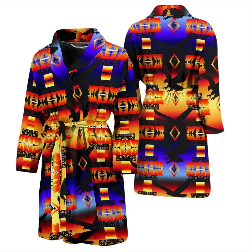 Mens Eagle Horizon Bathrobe