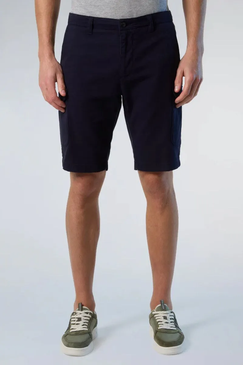 Blue Men's Cargo Shorts