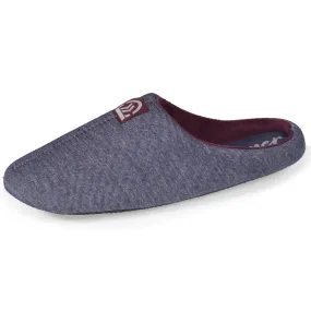 Mens Denim Mule Slippers