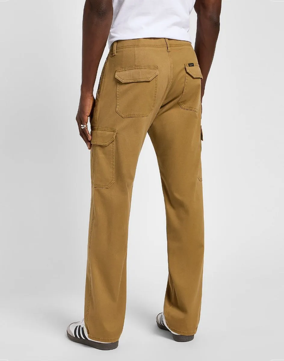 Men's Lee Extreme Motion Combat Cargo Pants in Acorn Brown