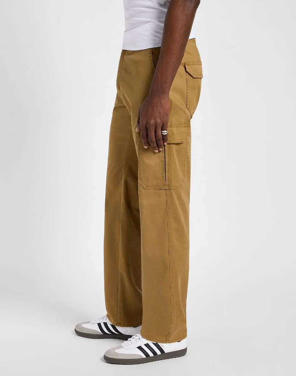 Men's Lee Extreme Motion Combat Cargo Pants in Acorn Brown