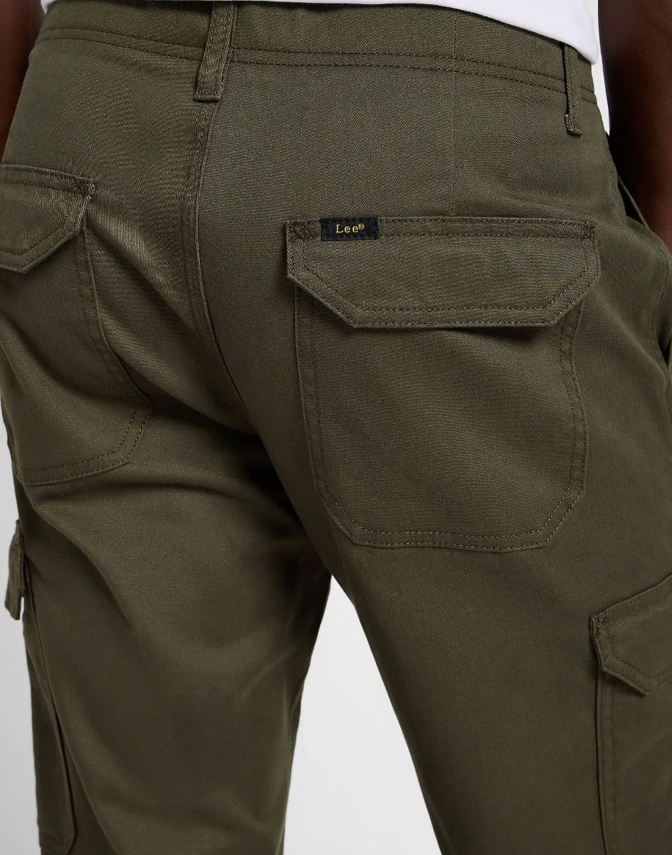 Men's Lee Extreme Motion Combat Cargo Pants in Forest Green