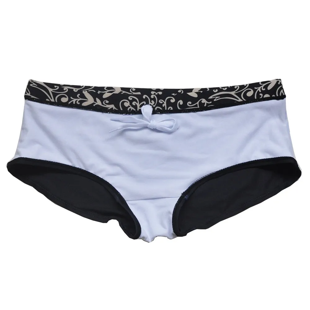 Men's Floral Low Waist Short Swimwear