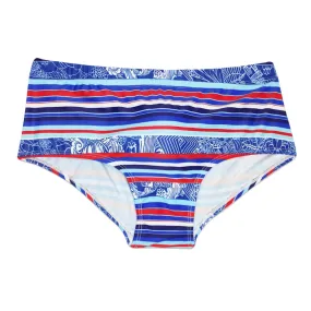 Men's Striped Retro Swim Trunks