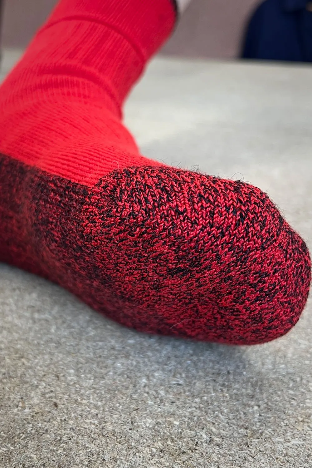 Merino Trail Socks Red