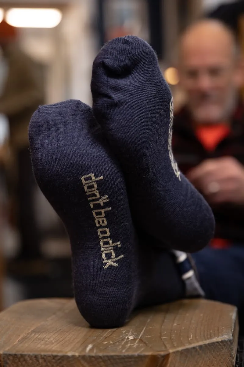 Navy Merino Socks Dick