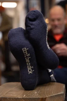 Navy Merino Socks Dick