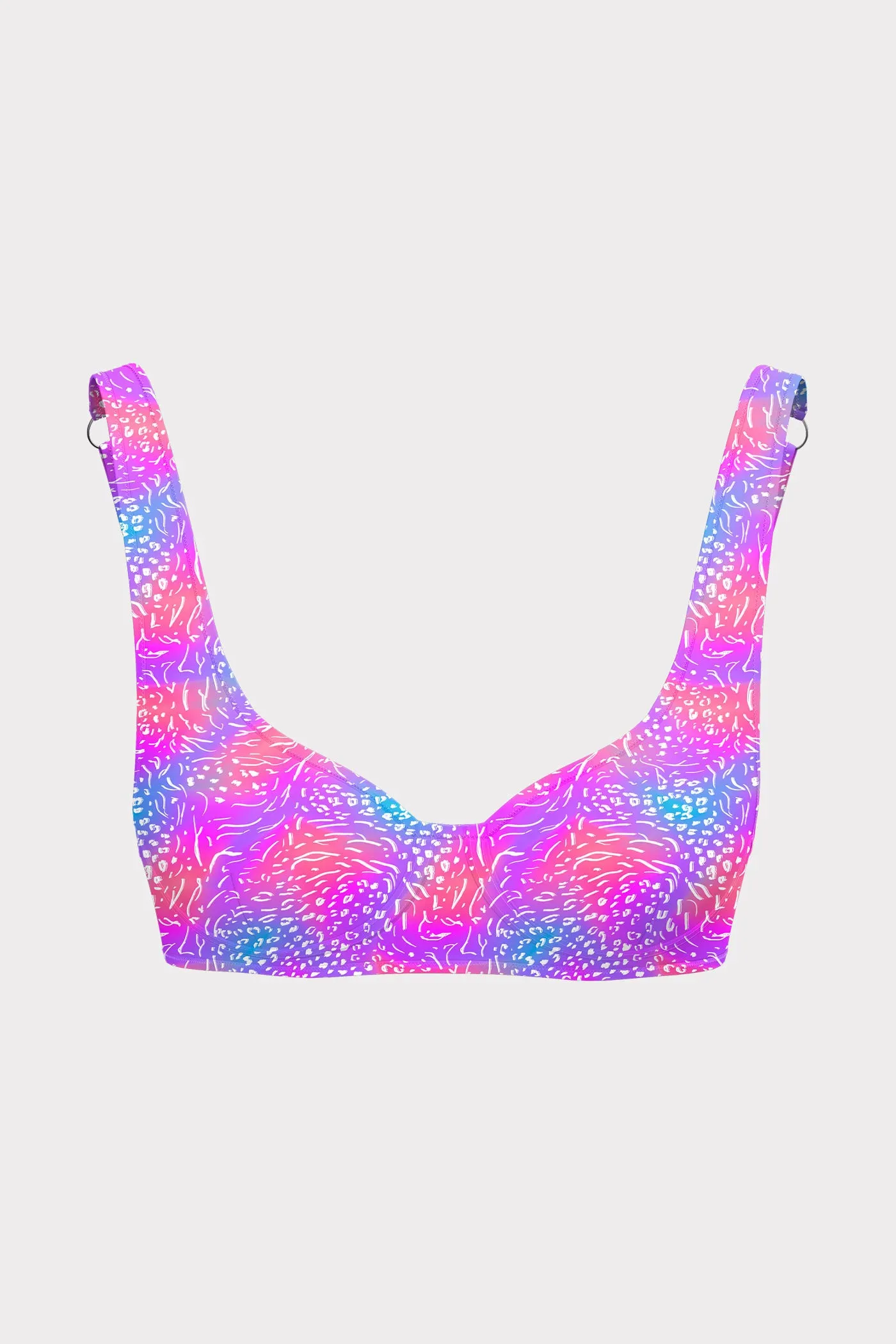 Neon Animal Print Top