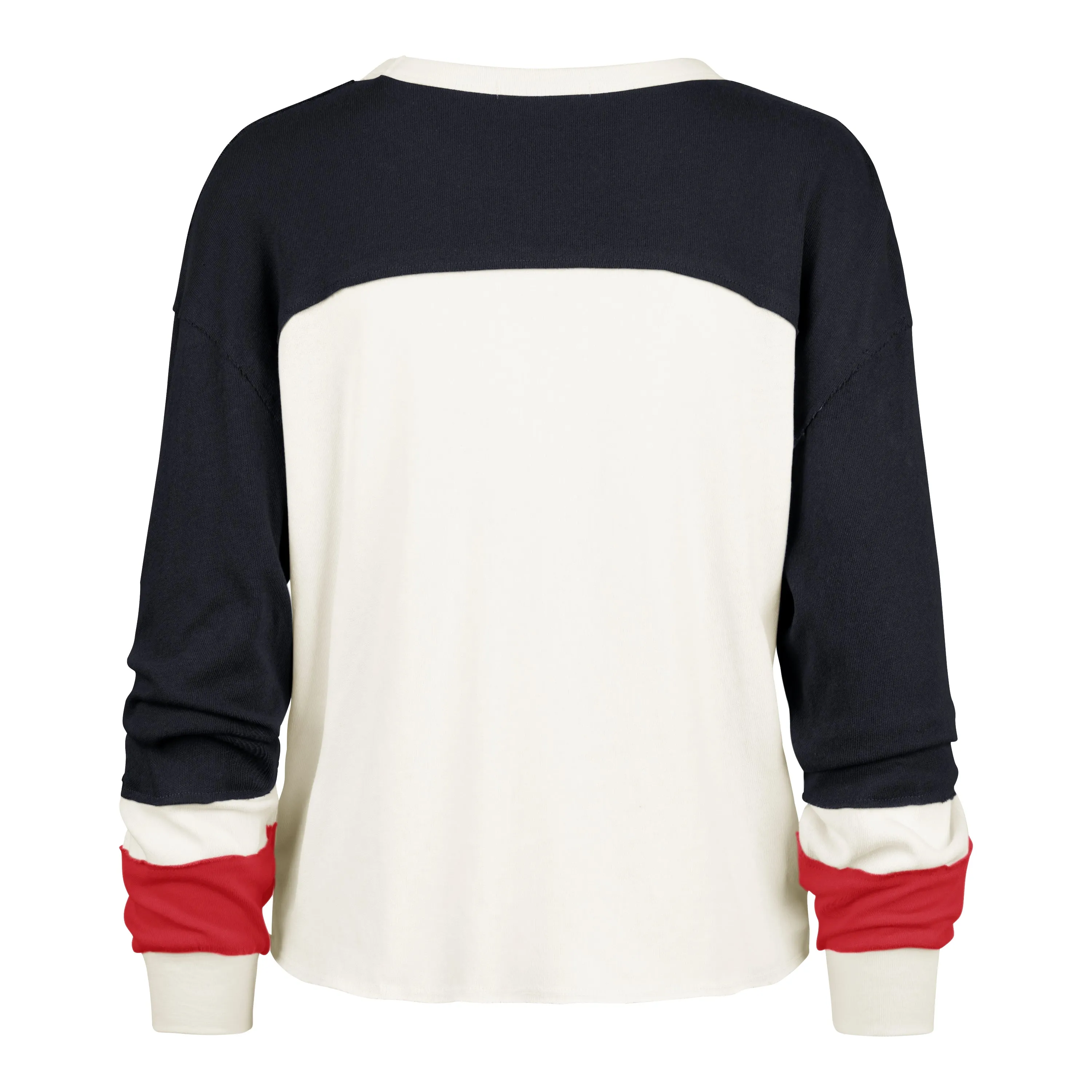 New York Giants Historic Gridiron Curve 47 Women's Long Sleeve Tee