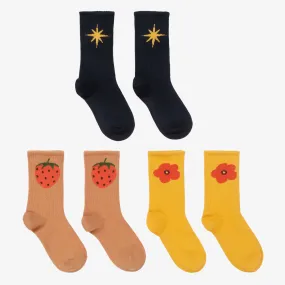 Organic 3 Pack Cotton Socks