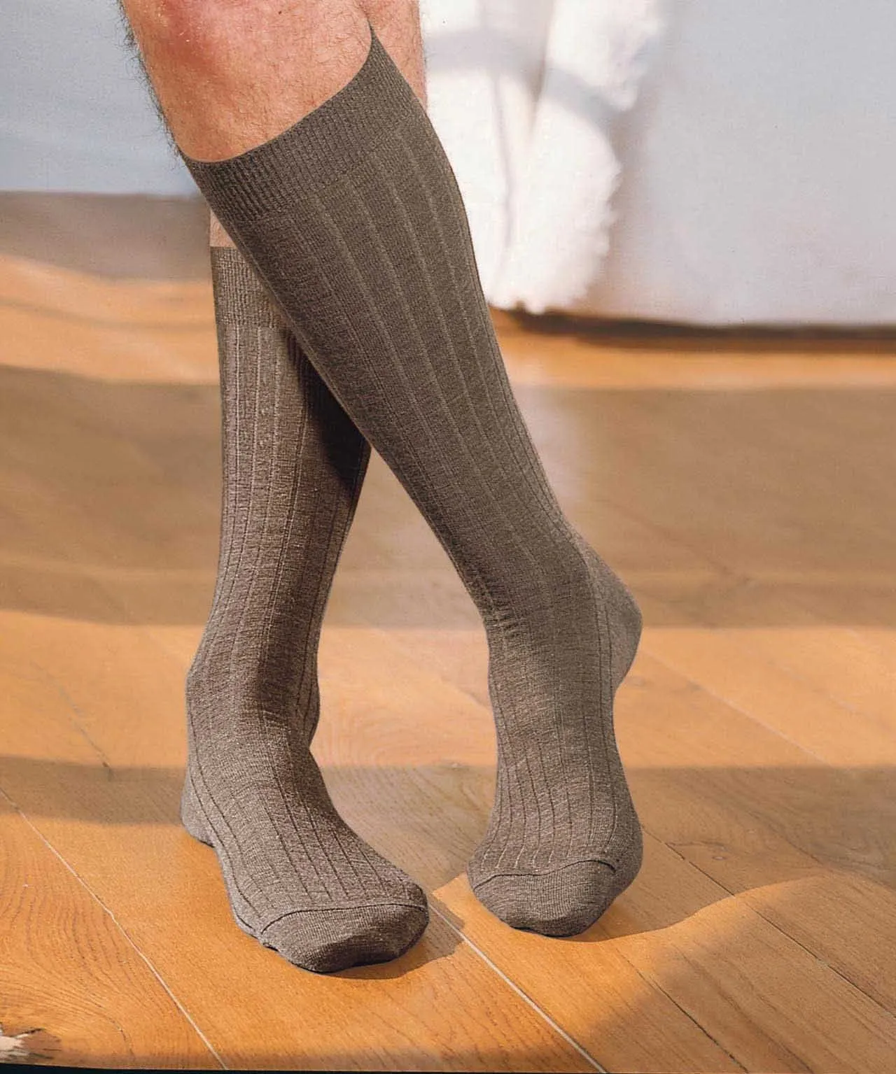 Pack of 2 Knee-Length Woolen Rich Socks