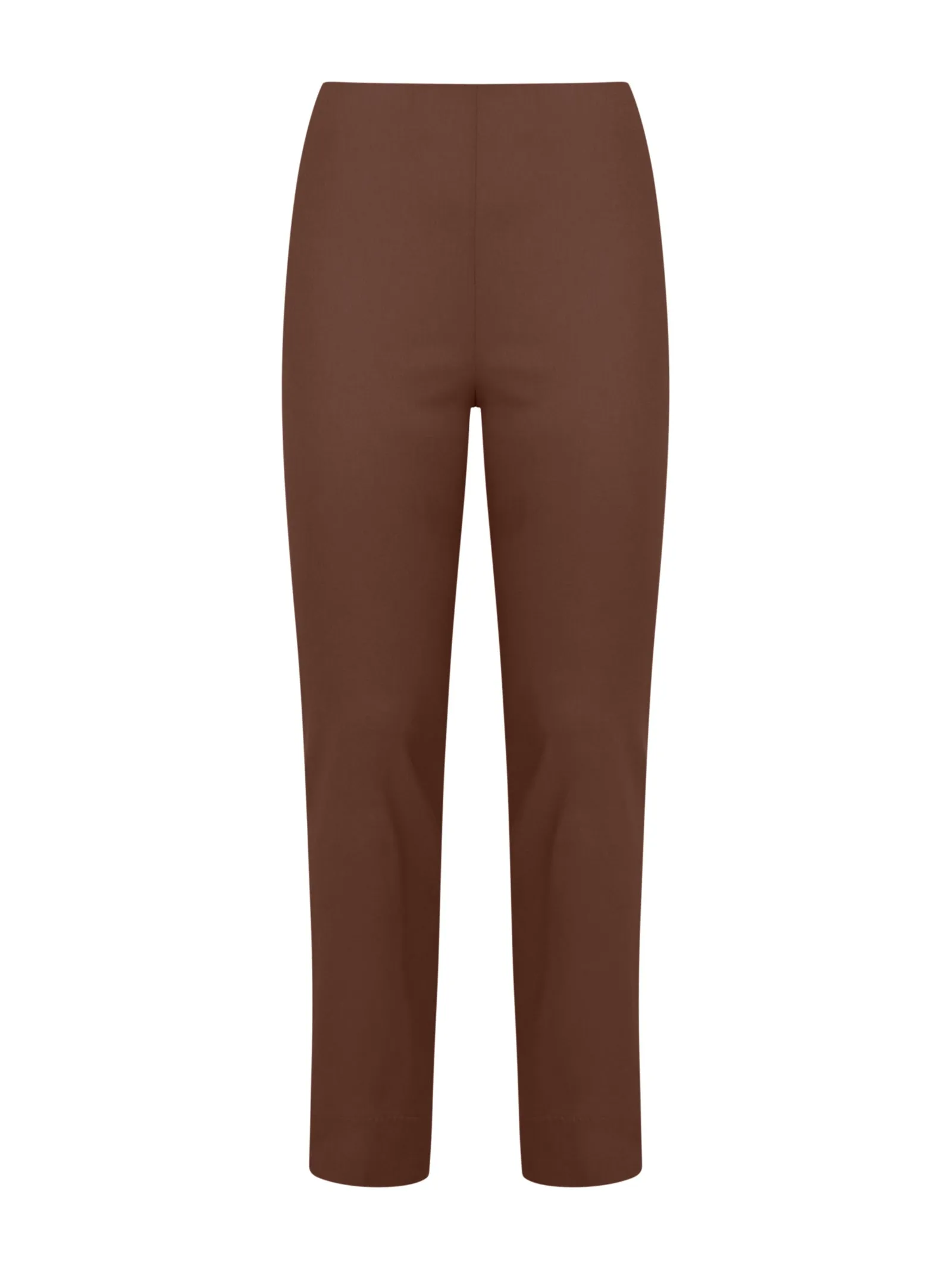 Pantalone capri Super Fresh con spacchetti - Cappuccino