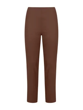 Pantalone capri Super Fresh con spacchetti - Cappuccino