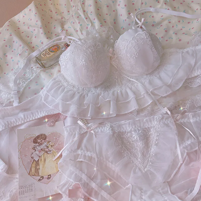 Soft Blue Princess Lingerie Set