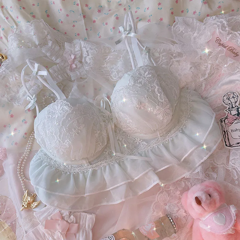 Soft Blue Princess Lingerie Set