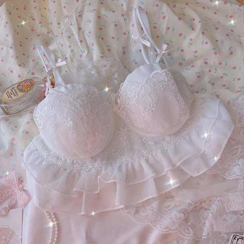 Soft Blue Princess Lingerie Set