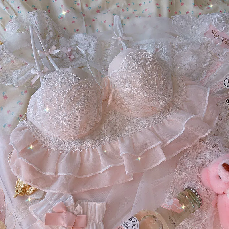 Soft Blue Princess Lingerie Set