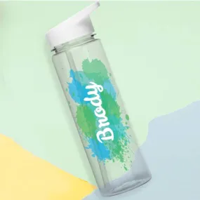 Custom Splash Design Water Bottle