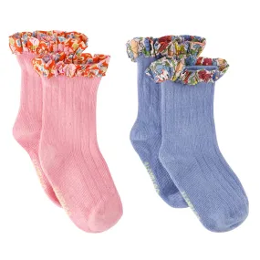 Baby Socks Set Liberty Antoinette Pink