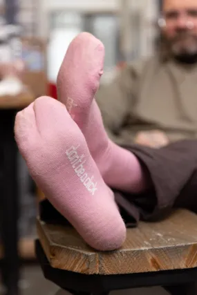 Pink Merino Socks Dick