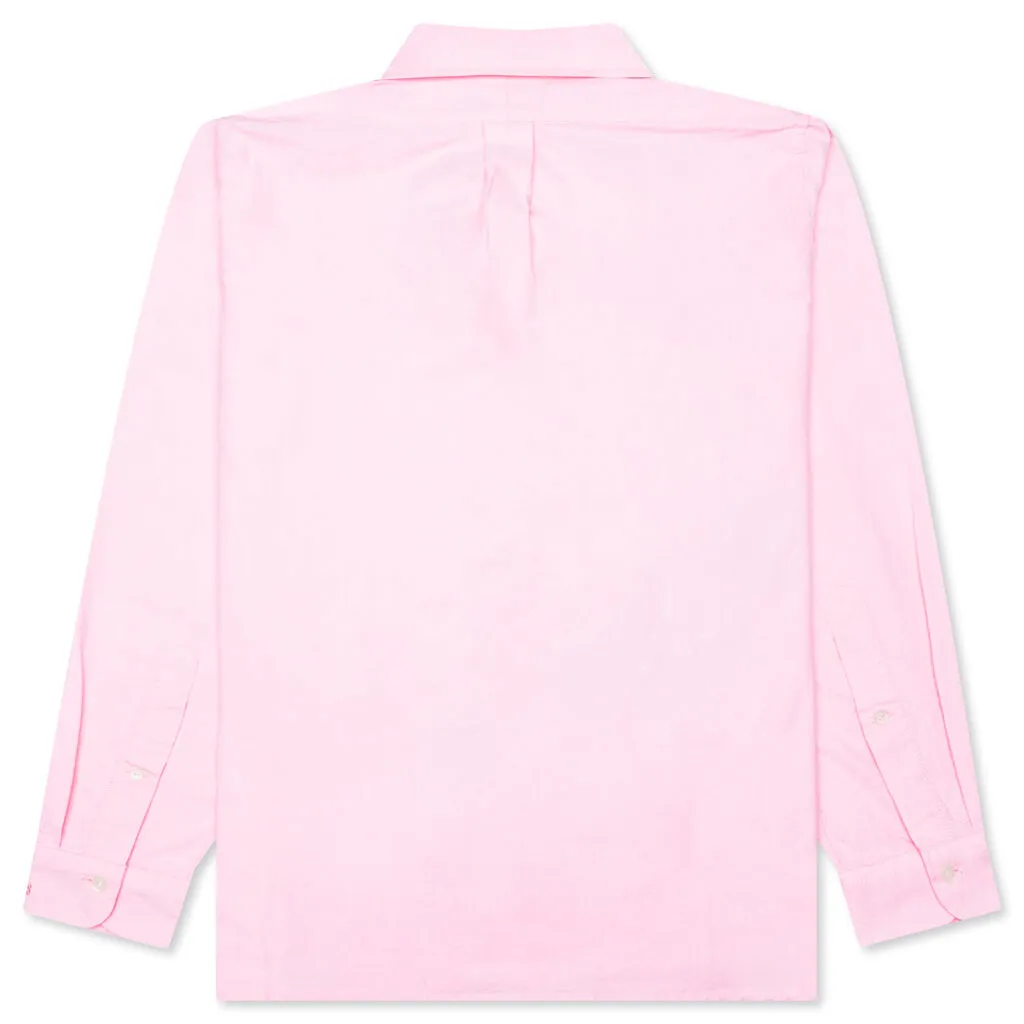 Pink Oxford Long Sleeve Shirt