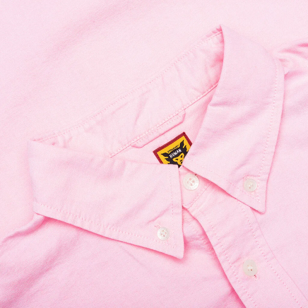 Pink Oxford Long Sleeve Shirt