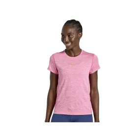 Pink T-Shirt with Stopwatch Design by Saucony