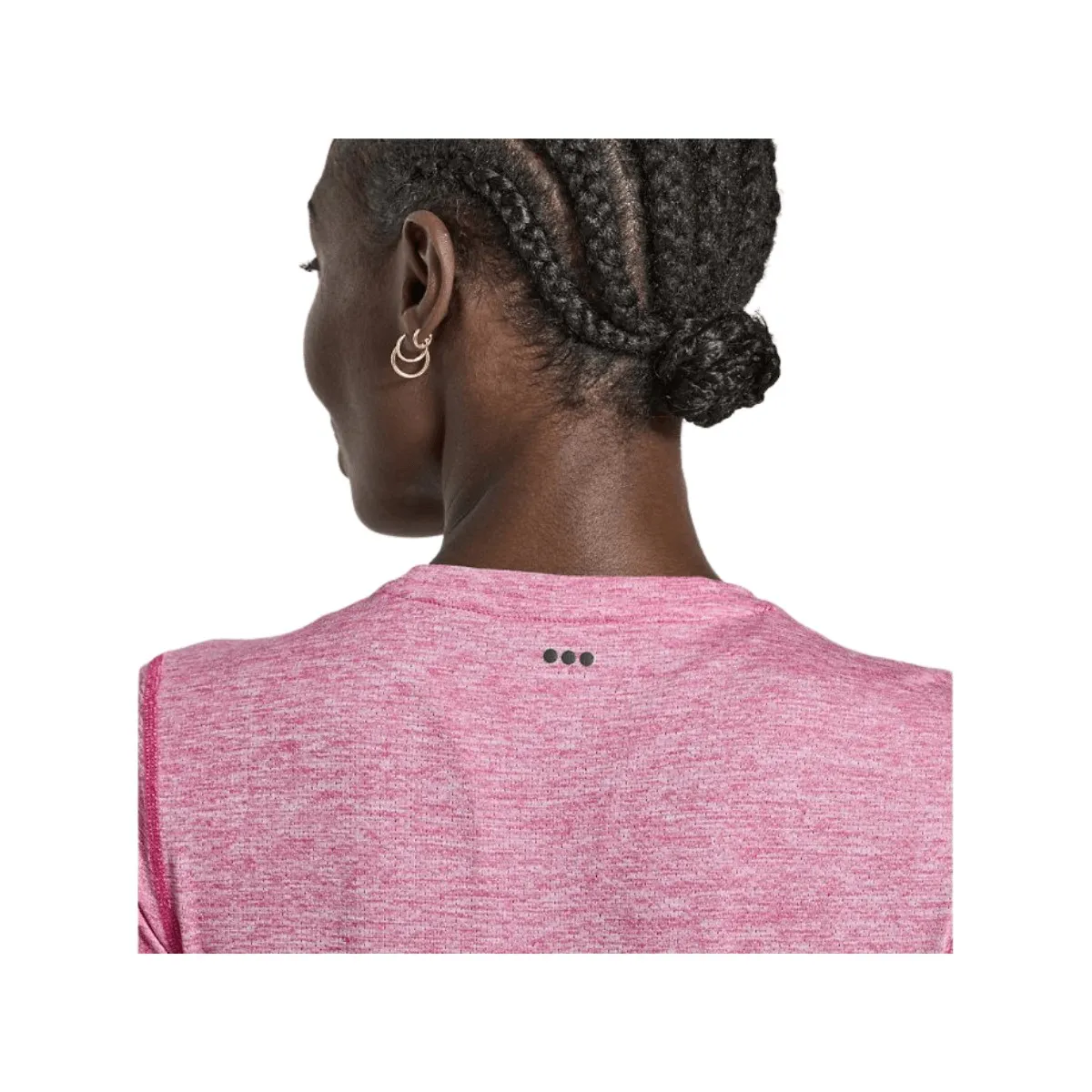 Pink T-Shirt with Stopwatch Design by Saucony