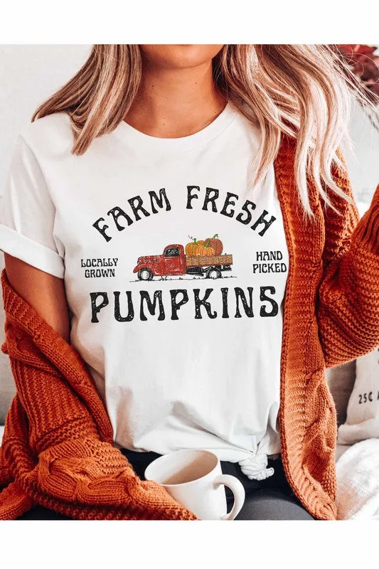 FARM FRESH PLUS SIZE Pumpkin Printed T-Shirt