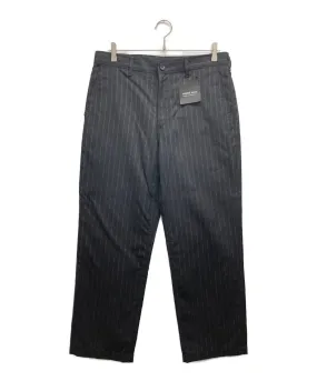 Pre-owned Comme des Garcons Homme Deux Striped Slacks DI-P038