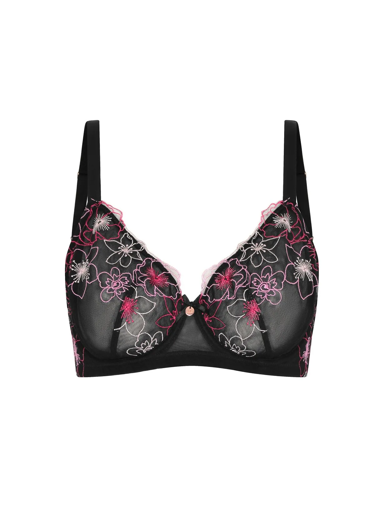 Purchase OOLA Lingerie 46F Embroidered Balcony Bra Online