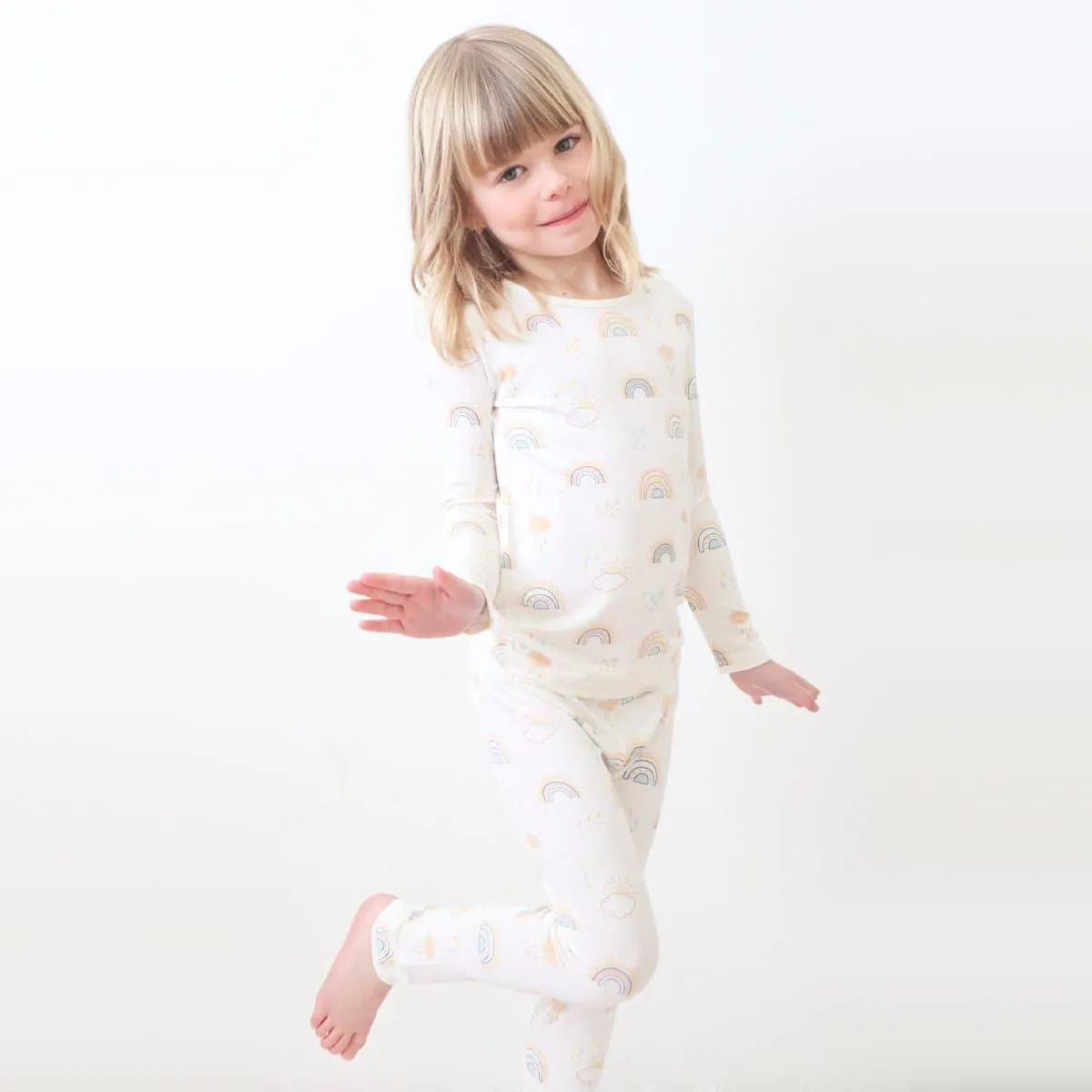 Rainbows Bamboo Kids Pajamas