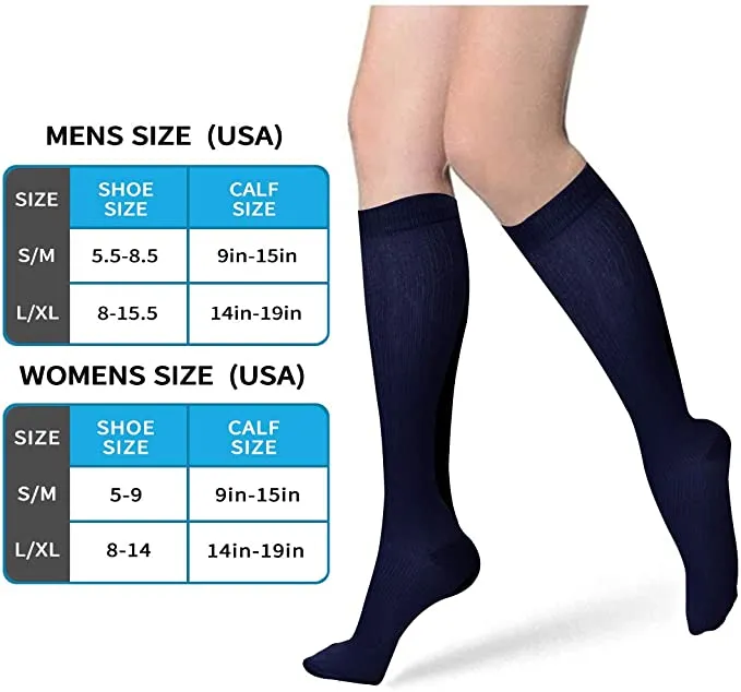 Men's Red Blood Circulation Promotion Slimming Compression Socks