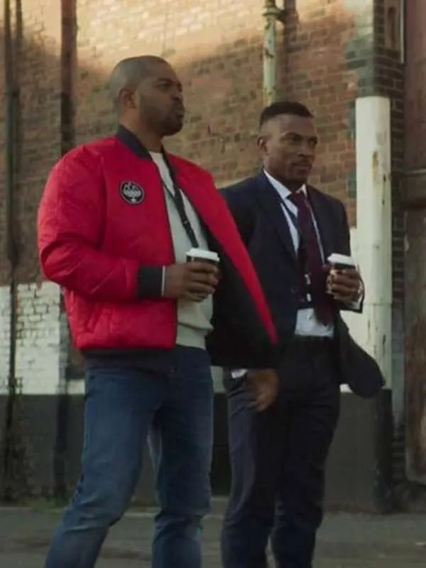 Bulletproof Noel Clarke Red Bomber Jacket