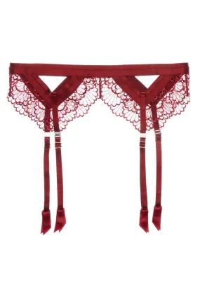 Red Sensu Panelled Suspender