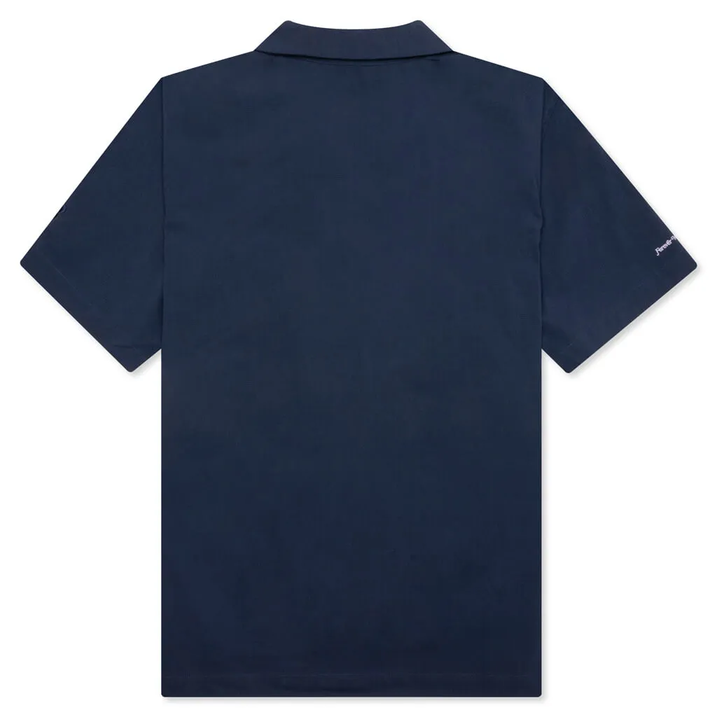 New Balance x Rich Paul Collar Shirt in NB Navy