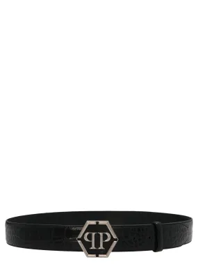 Hexagon Logo Belt by Philipp Plein