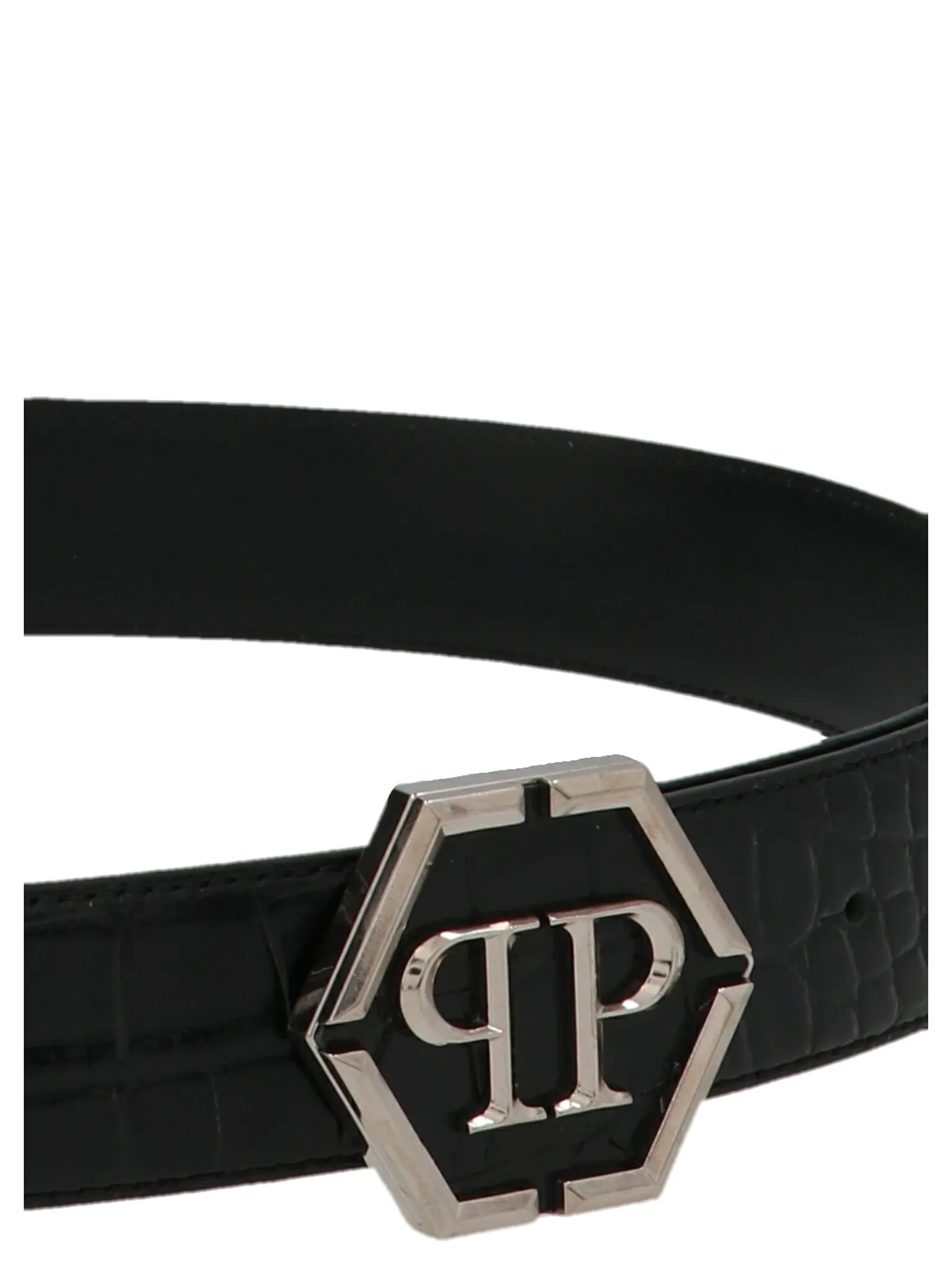 Hexagon Logo Belt by Philipp Plein