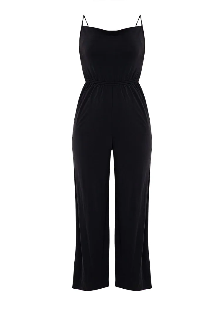 Jersey Suede Jumpsuit