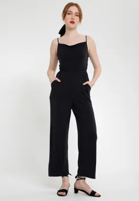 Jersey Suede Jumpsuit