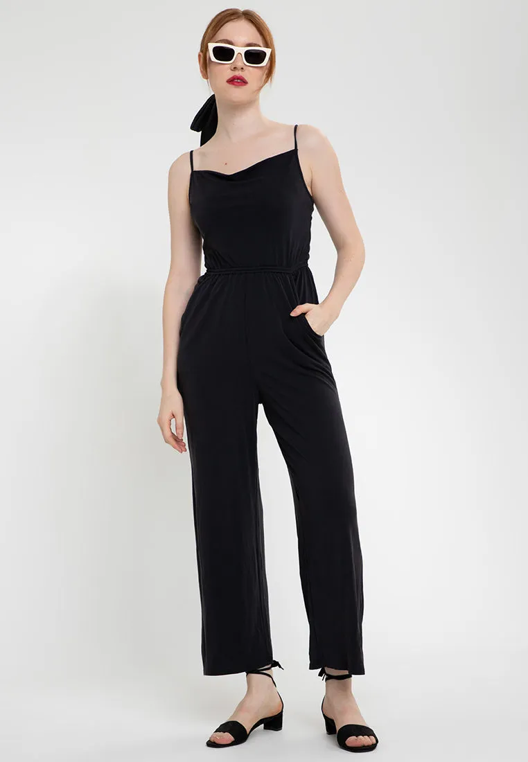 Jersey Suede Jumpsuit