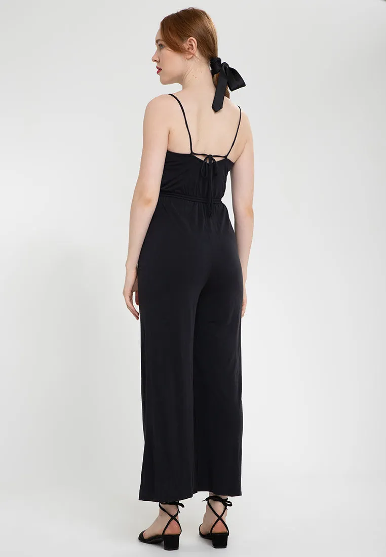 Jersey Suede Jumpsuit