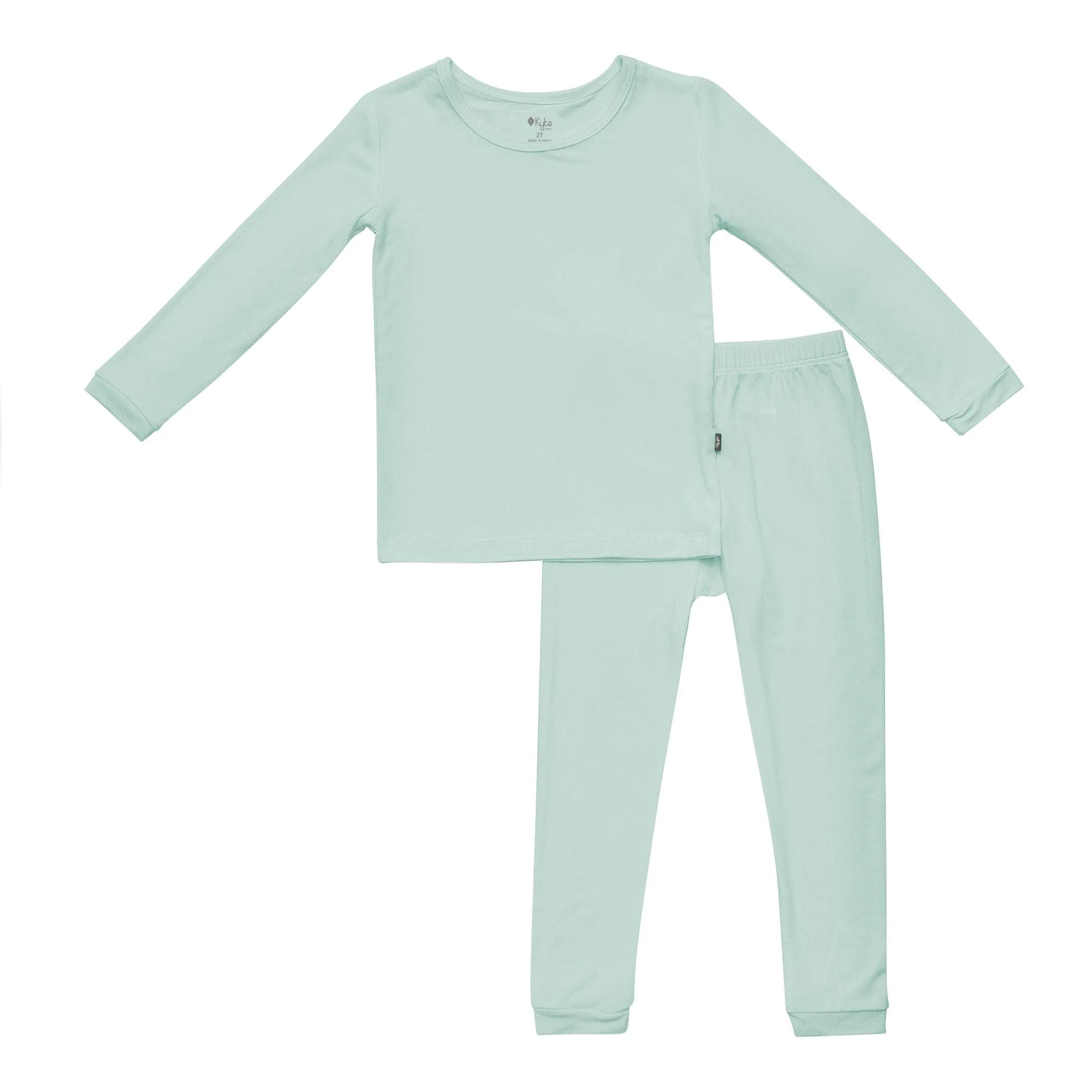 Sage Colored Long Sleeve Pajamas