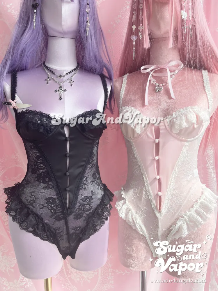 See-through Lace Bodysuit Lingerie