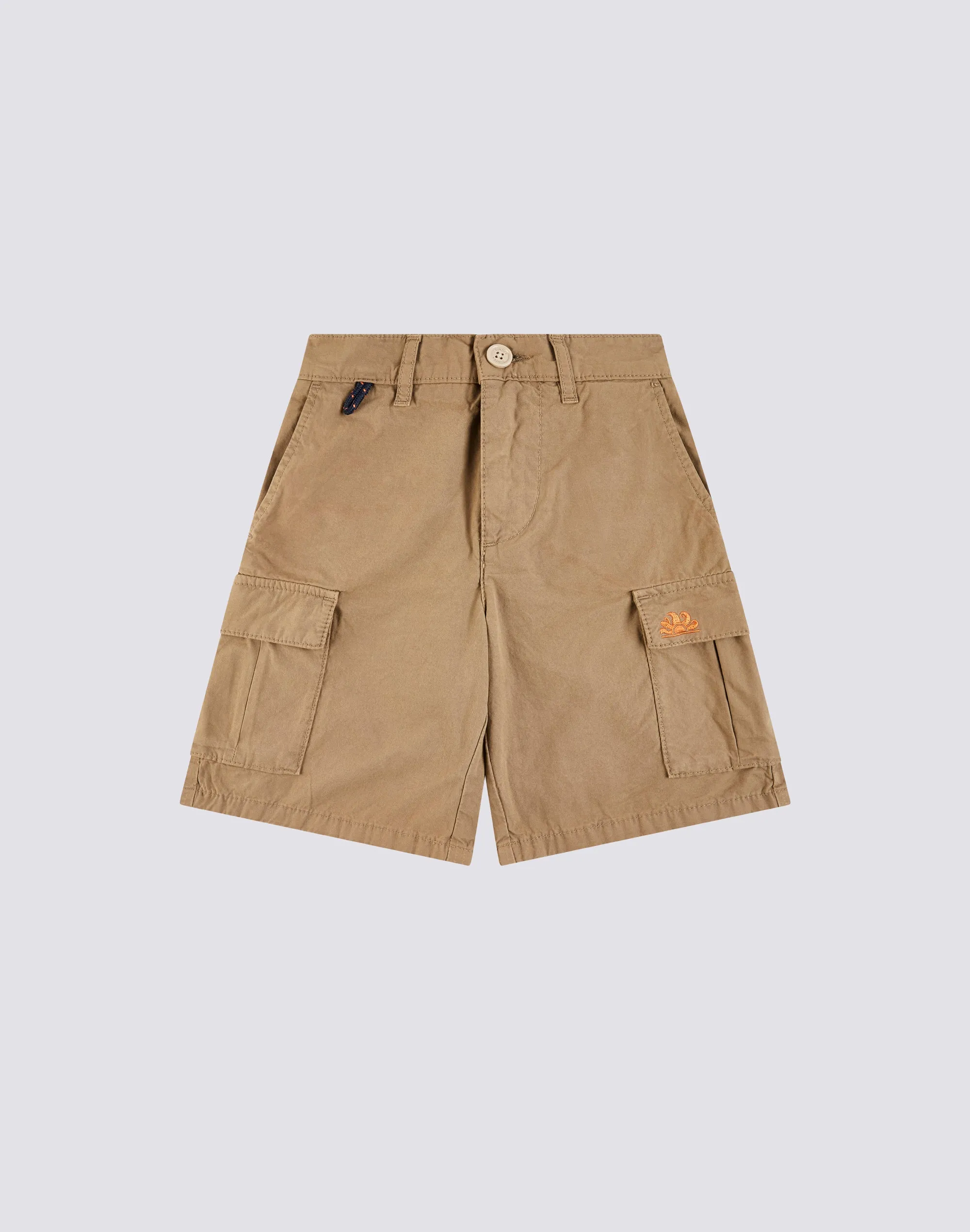 Cargo Shorts in Rainbow-Dyed Fabric