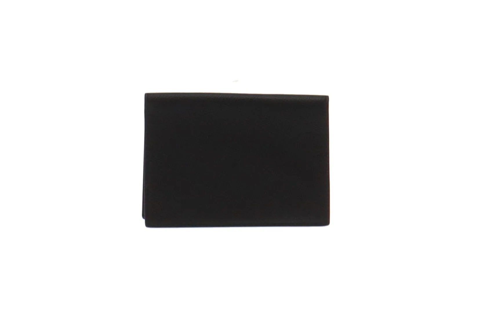 Black Leather Passport Wallet