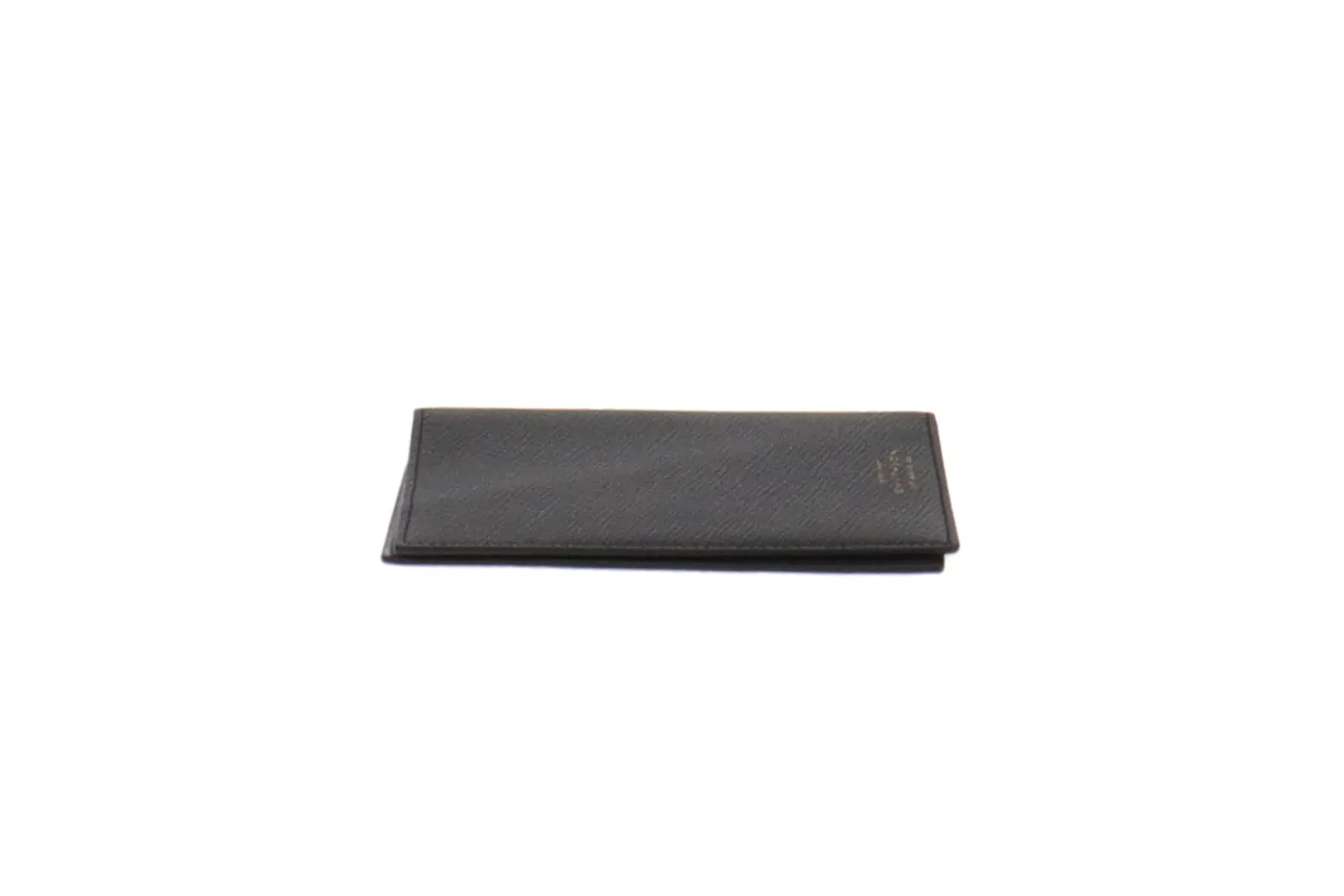 Black Leather Passport Wallet