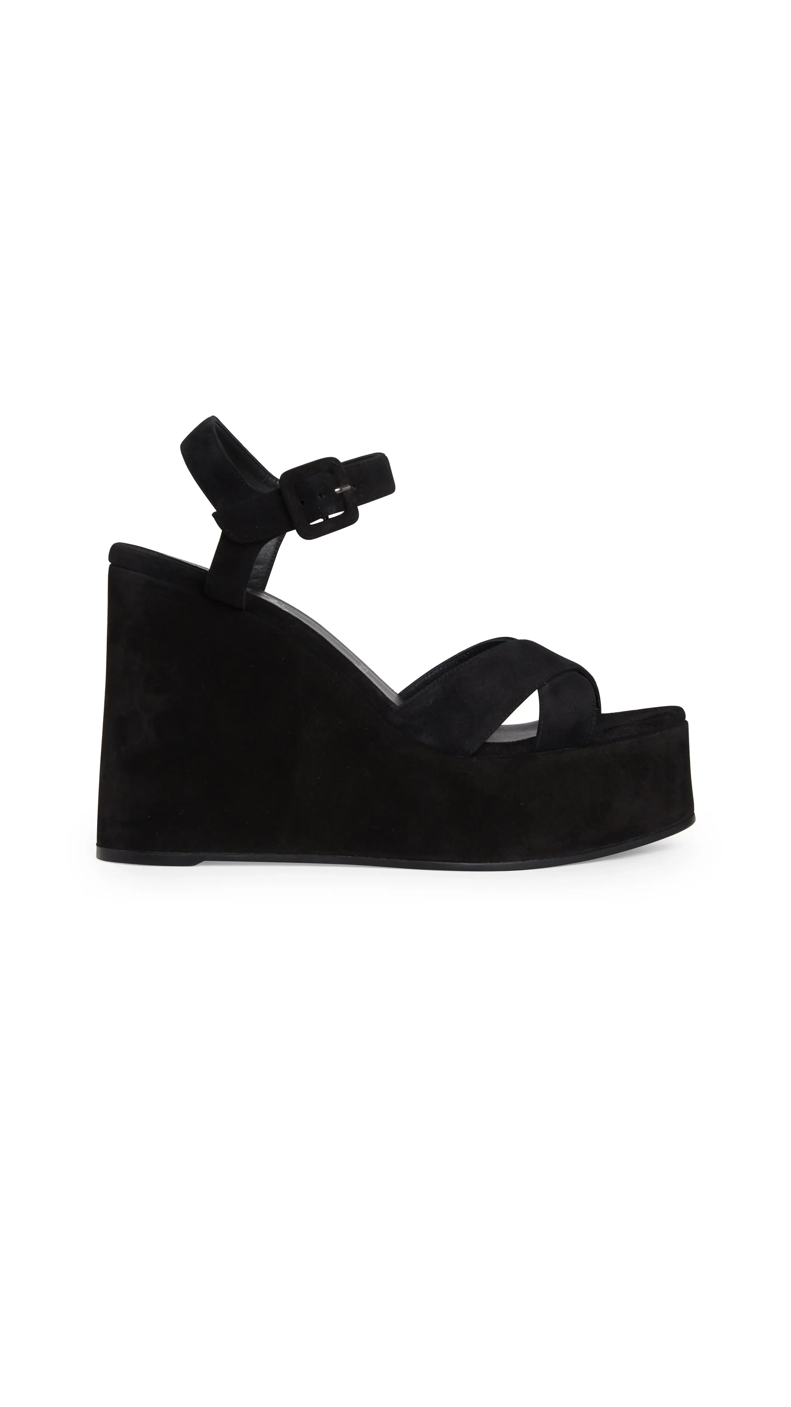 Black Supramariz Suede Sandal