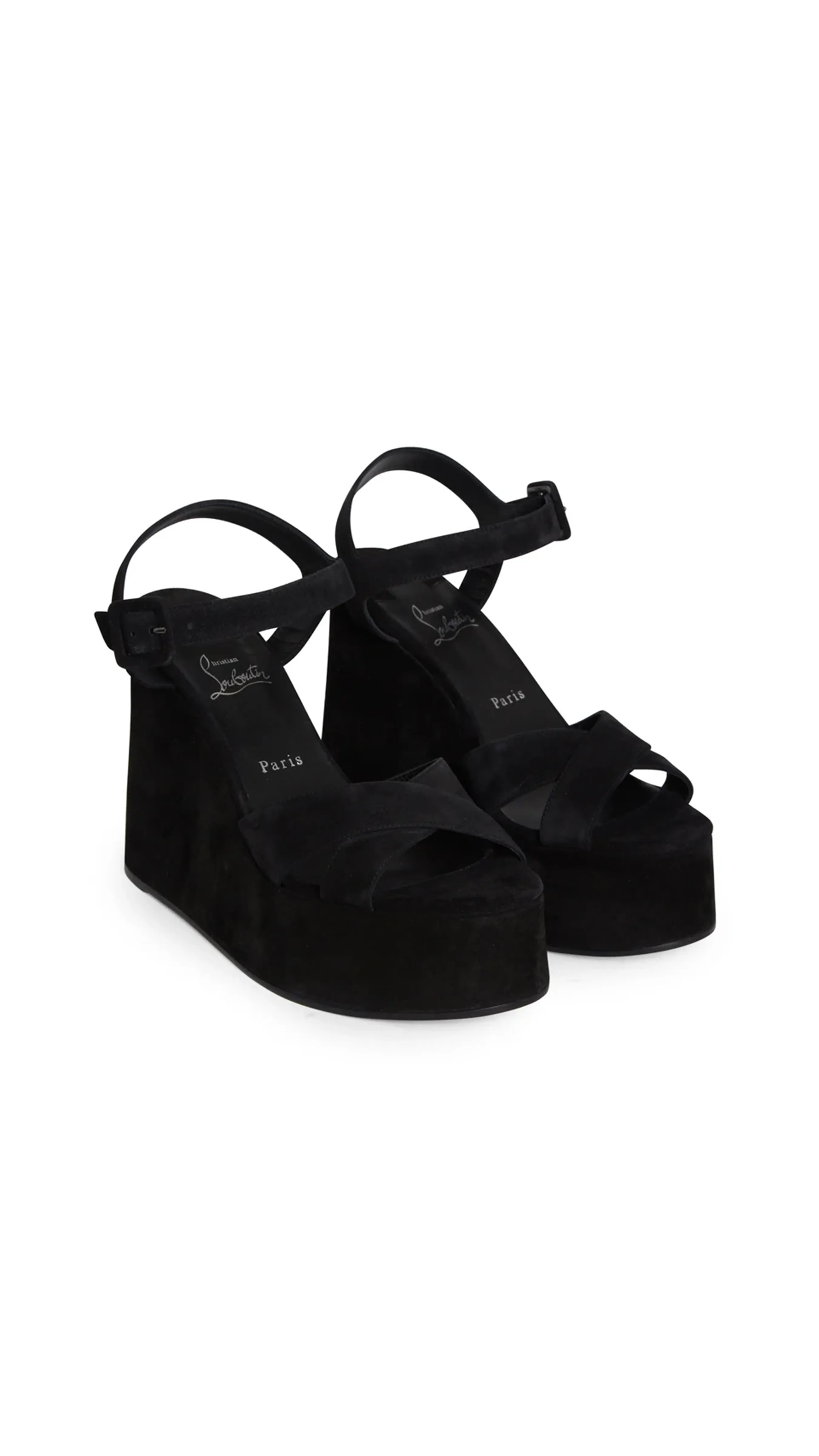 Black Supramariz Suede Sandal